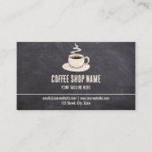 Niedliches rustikales Café Coffee Shop Prämien Tre Treuekarte (Vorderseite)