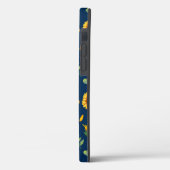 Niedliches rustikales Sonnenblumenmuster Blumenmus Case-Mate iPhone Hülle (Rückseite / Links)