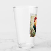 Niedliches rustikales/Vintages Hahn Glas (Rechts)