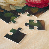 Niedliches rustikales/Vintages Hahn Puzzle (Seite)