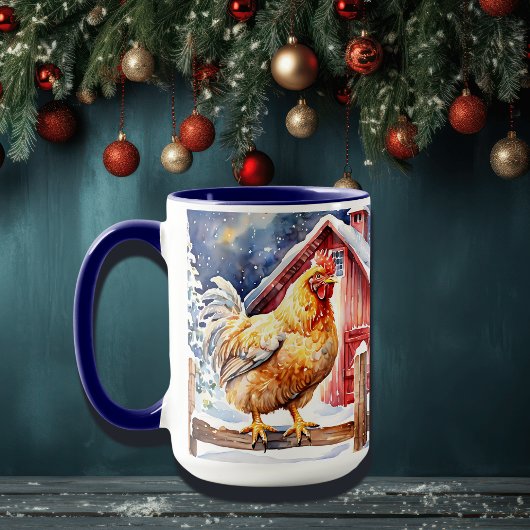 Niedliches rustikales Weihnachtsgebäck Tasse