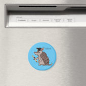 Niedliches Rüstungsschild mit Graduierungskappe Ca Magnet (In Situ (Geschirrspüler))