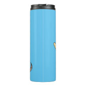 Niedliches Rüstungsschild mit Graduierungskappe Ca Thermosbecher (Rückseite)