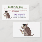 Niedliches Rüstungsschild mit Graduierungskappe Ca Visitenkarte (Vorne/Hinten)