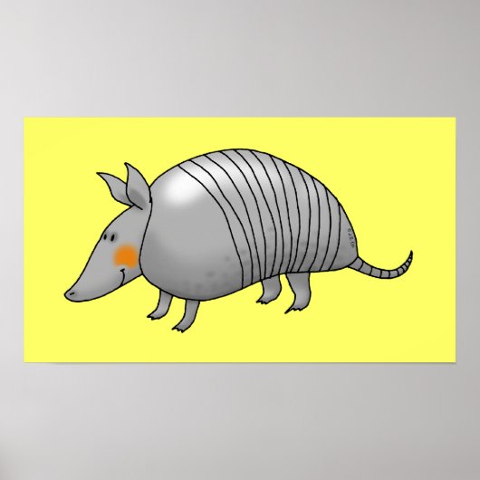 Niedliches Rüstungswerk Poster (Vorne)