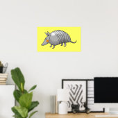 Niedliches Rüstungswerk Poster (Heimbüro)