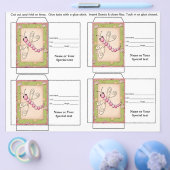 Niedliches Saatgutpackgeschenk oder Gefallen Flyer (Einzeln)