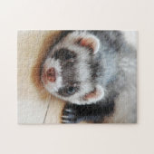 Niedliches Sable Ferret Puzzle (Horizontal)