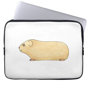 Niedliches Sahnemeerschweinchen. Laptopschutzhülle
