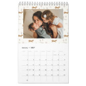 Niedliches saisonales Tiermuster-Foto Kalender (Jan 2027)