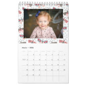 Niedliches saisonales Tiermuster-Foto Kalender (Mär 2026)