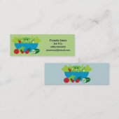 Niedliches Salat Mini Visitenkarte (Vorne/Hinten)