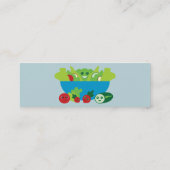 Niedliches Salat Mini Visitenkarte (Rückseite)