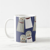 Niedliches Salz- und Pfeffermuster Kaffeetasse (Links)