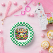 Niedliches Sandwich-Picknick-Party Pappteller (Party)