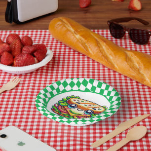 Niedliches Sandwich-Picknick-Party Pappteller