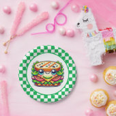 Niedliches Sandwich-Picknick-Party Pappteller (Party)