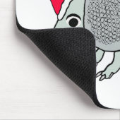 Niedliches Sankt-Gürteltier-Weihnachten Mousepad (Ecke)