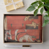 Niedliches Sankt-Ren-Partygewebe Seidenpapier (Geschenk)