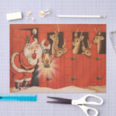 Niedliches Sankt-Ren-Partygewebe Seidenpapier (Handwerk)