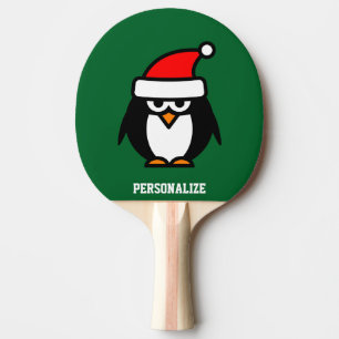 Niedliches Sanktpenguin-Cartoon Ping pong Paddel Tischtennis Schläger