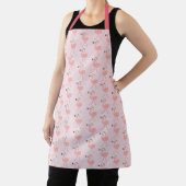 Niedliches Santa Flamingo Muster - Rosa Schürze (InSitu)