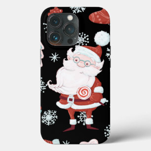 Niedliches Santa Pattern OtterBox iPhone Case