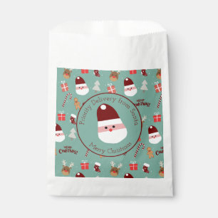 Niedliches Santa Reindeer Candy Cane Gingerbread M Geschenktütchen