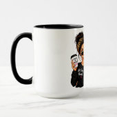 Niedliches/Sassiges Kaffee Mädchen Tasse (Links)