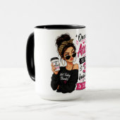 Niedliches/Sassiges Kaffee Mädchen Tasse (Vorderseite Links)