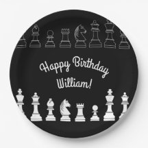 Niedliches Schachbrettspiel Kindergeburtstag Party