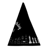 Niedliches Schachbrettspiel Kindergeburtstag Party Partyhütchen (Rechts)