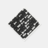 Niedliches Schachbrettspiel Kindergeburtstag Party Serviette (Ecke)