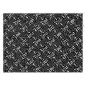 Niedliches Schachbrettspiel Kindergeburtstag Party Tischdecke (Vorderseite (Horizontal))