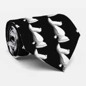 Niedliches Schachstück Krawatte (Gerollt)