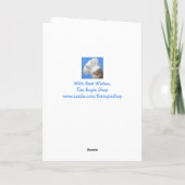 Niedliches Schaf Dankeschön Karte (Rückseite)