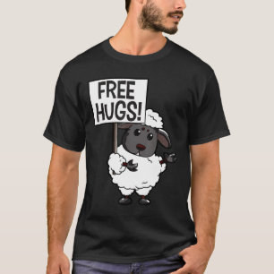 Niedliches schaf-freies T-Shirt für Jugendliche