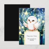 Niedliches Schaf Geburtstag Dankeskarte (Vorne/Hinten)