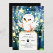 Niedliches Schaf Geburtstag Einladung (Vorne/Hinten)