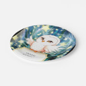 Niedliches Schaf Geburtstag Pappteller (Schrägansicht)