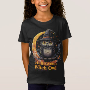 Niedliches Schaf in Hexenhut für Spuk Halloween T-Shirt
