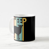 Niedliches Schaf Kaffeetasse (Vorderseite Links)