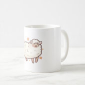 Niedliches Schaf Kaffeetasse (VorderseiteRechts)