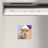 Niedliches Schaf mit Brille Magnet (In Situ (Geschirrspüler))
