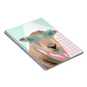 Niedliches Schaf mit Brille Notizblock (Rechte Seite)