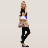 Niedliches Schaf mit Brille Tasche (Am Model)