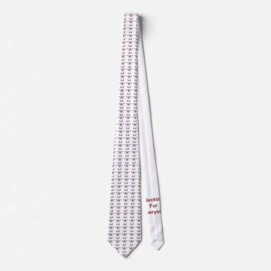 Niedliches Schaf Necktie Krawatte (Vorderseite)