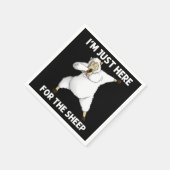 Niedliches Schaf Serviette (Ecke)