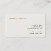 Niedliches Schaf Zeichnend Kind Visitenkarte (Rückseite)