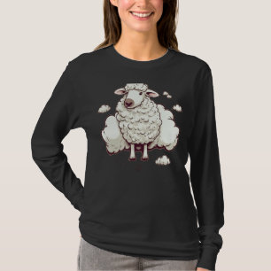 Niedliches Schaflover-Tier auf Schafen T-Shirt